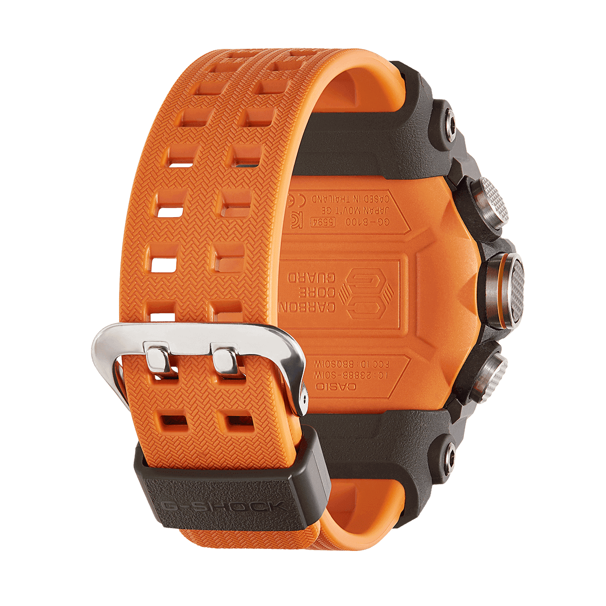 G-SHOCK Master of G MUDMASTER Carbon Core Guard Watch (Orange) GG-B100-1A9ER