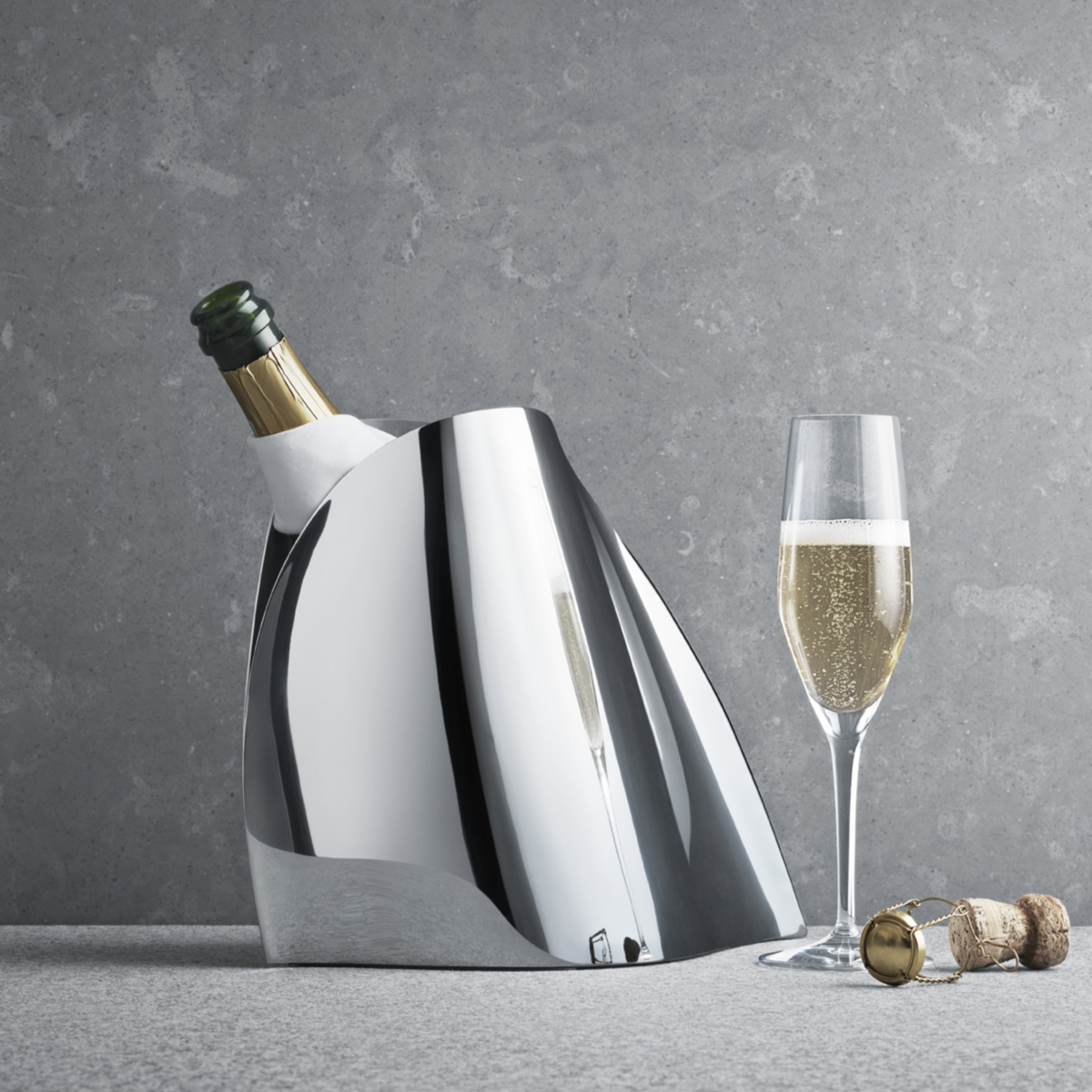 Georg Jensen Living Stainless Steel INDULGENCE Champagne Cooler 3586651