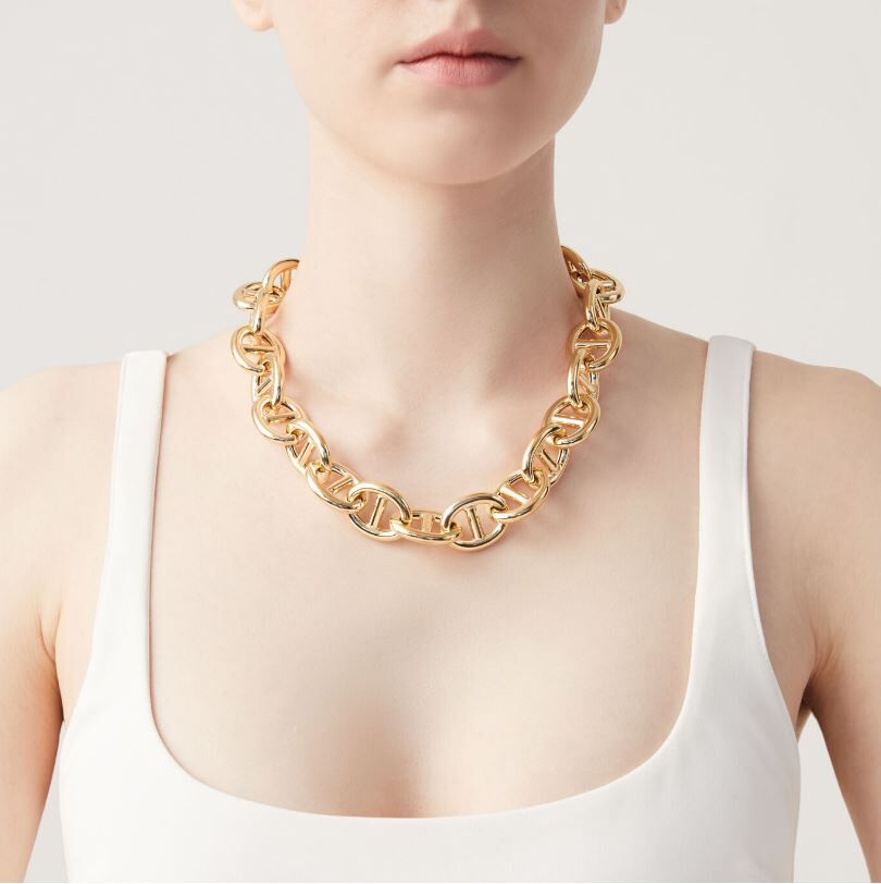 Giovanni Raspini Gold-Plated Silver Marina Link Big Necklace
