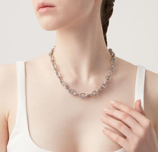 Giovanni Raspini Sterling Silver Marina Link Small Necklace