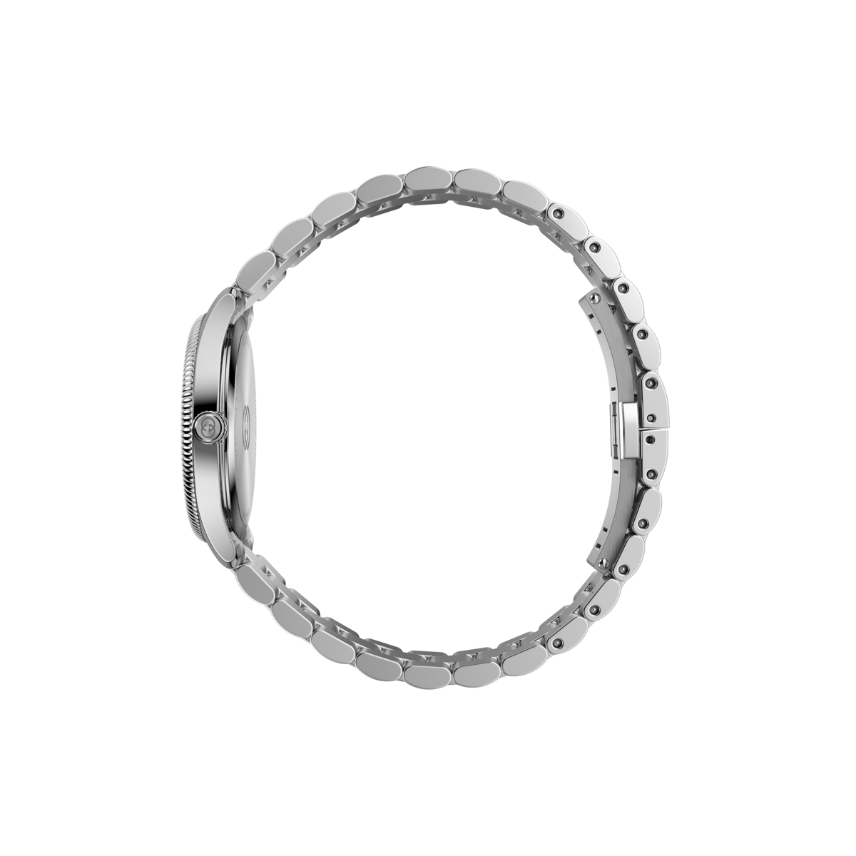 Gucci G-Timeless Pink Mother of Pearl Diamond Set Dial Stainless Steel Womens Quartz Watch YA1265062