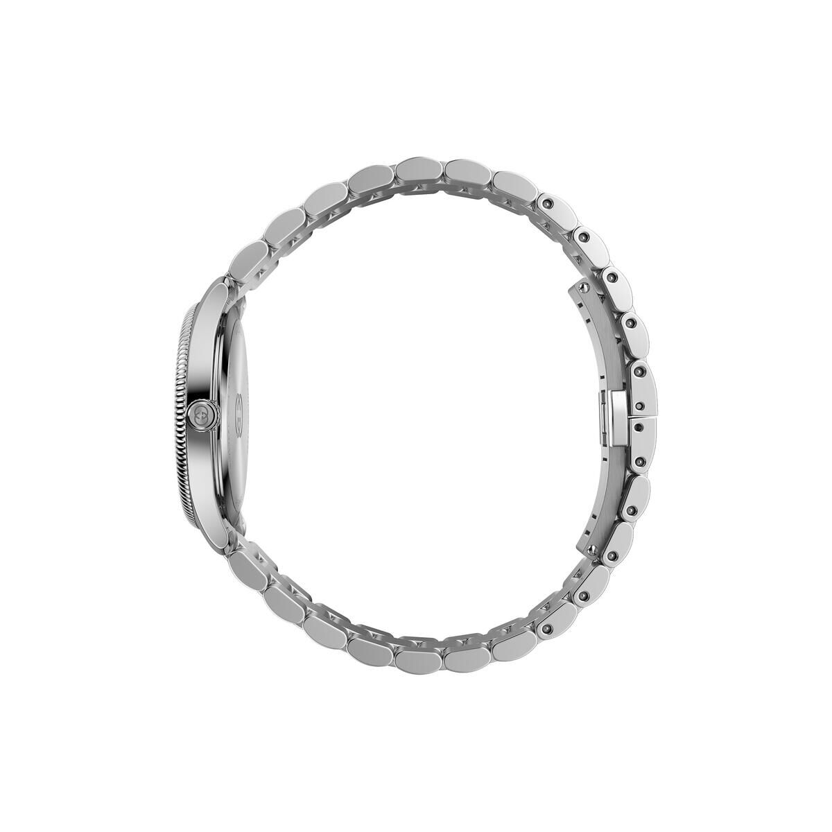 Gucci G-Timeless Mother of Pearl Diamond Set Dial Stainless Steel Womens Quartz Watch YA1265064