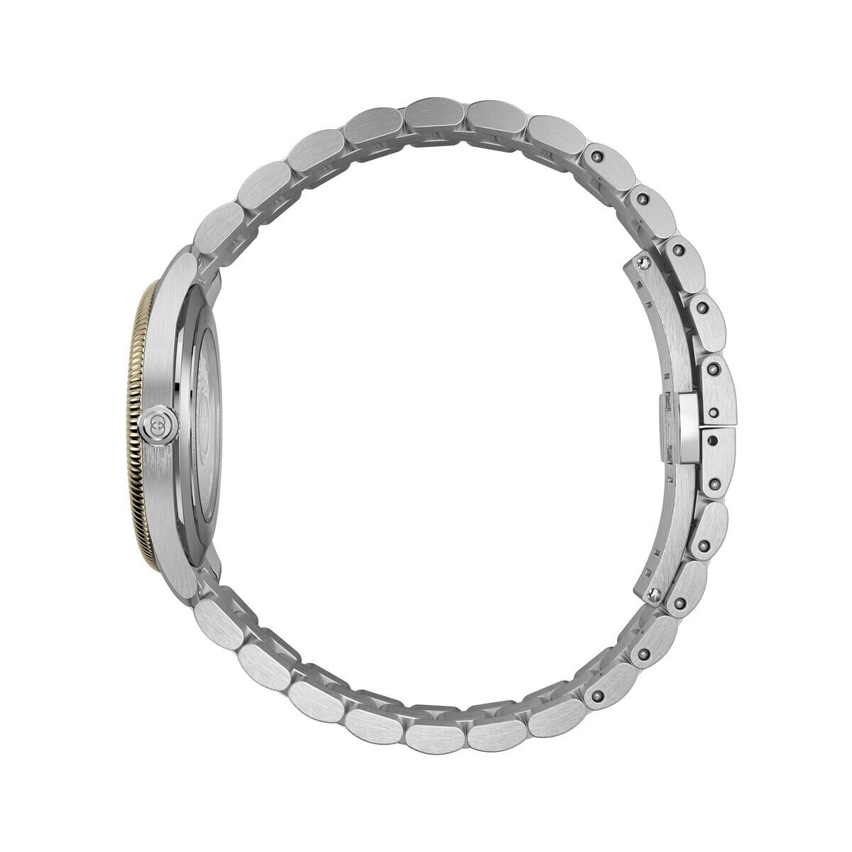 Gucci G-Timeless Silver Dial Two Tone Mens Automatic Watch YA126390