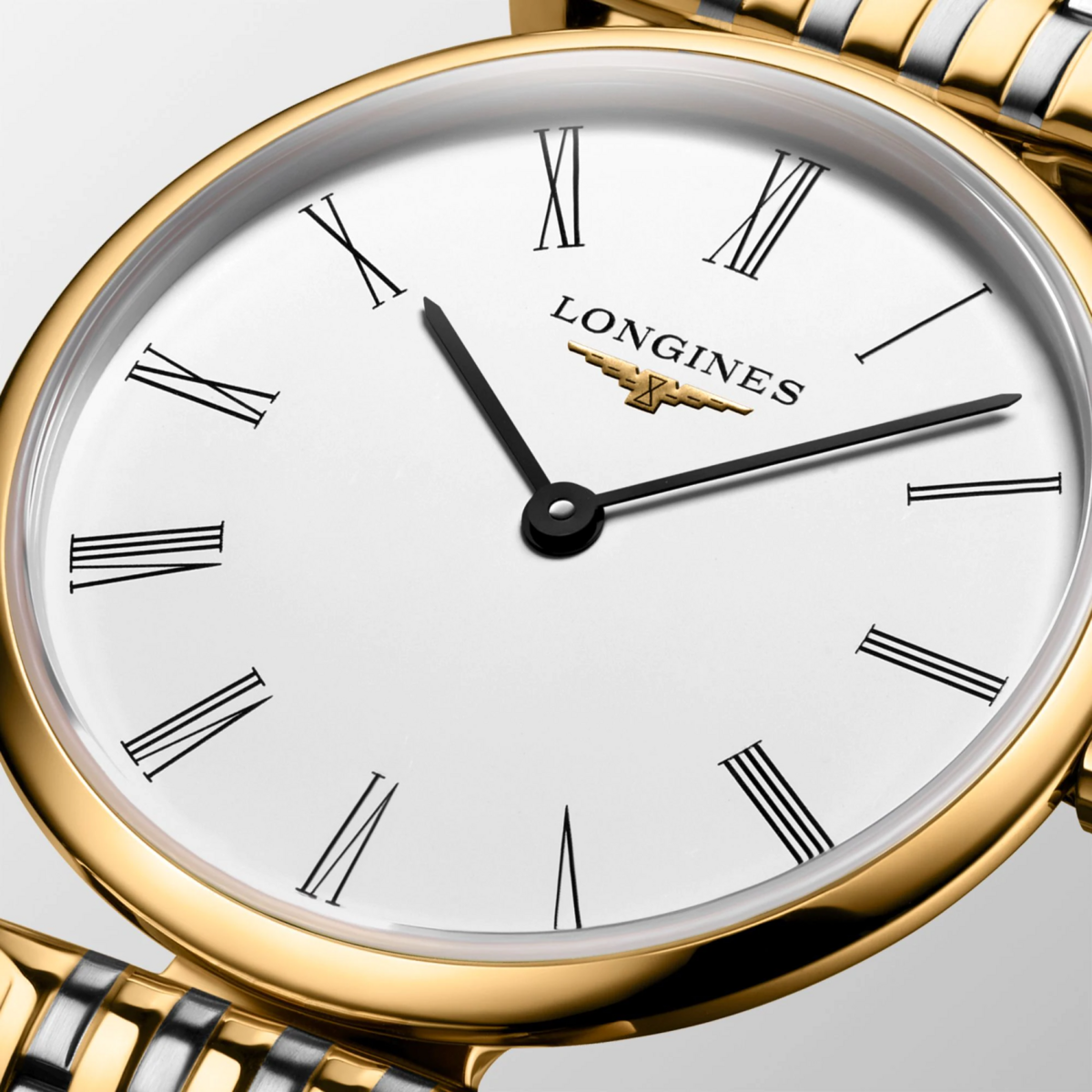 Longines La Grande Classique de Longines White Dial Two Tone Womens Quartz Watch L42092117
