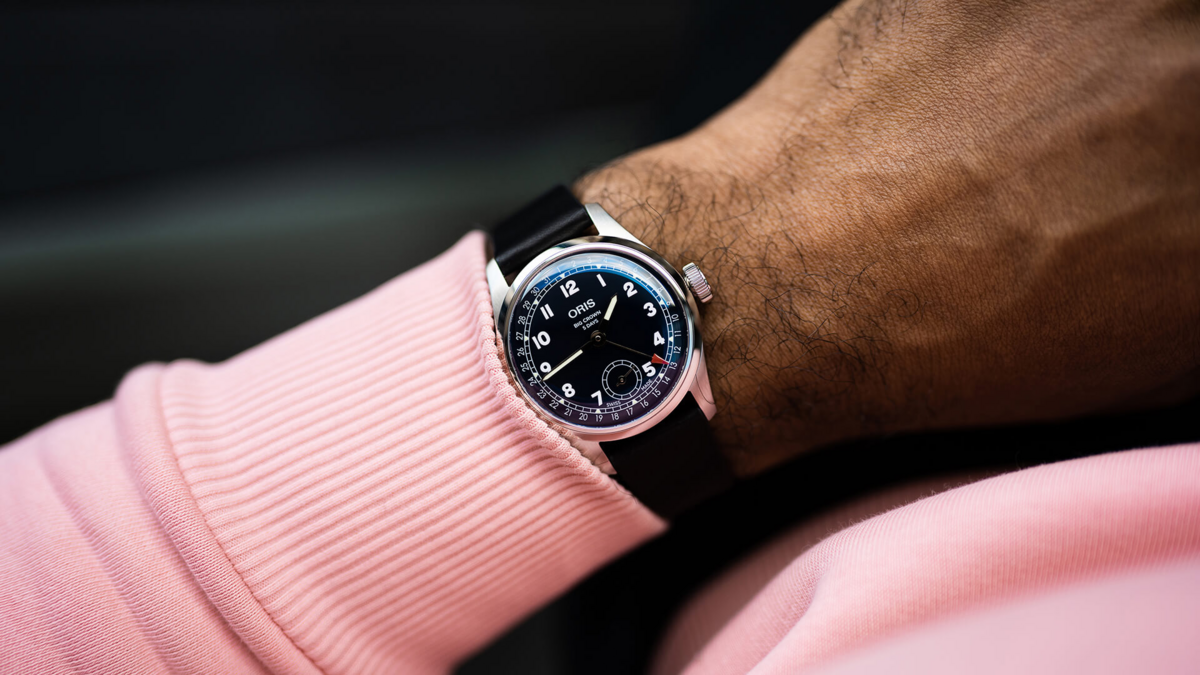 Oris Big Crown Pointer Date Calibre 403 Blue Dial Stainless Steel Mens Watch
