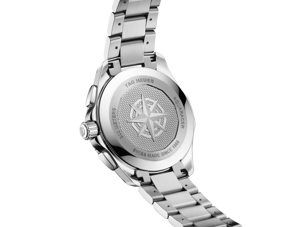 TAG Heuer Aquaracer Professional 200 Blue Dial Stainless Steel Mens Quartz Chronograph Watch CBP1113.BA0627
