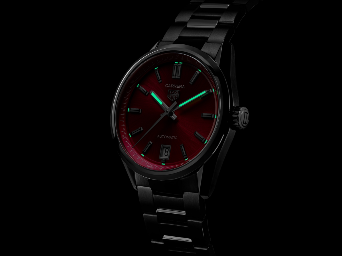 TAG Heuer Carrera Calibre 7 Pink Dial  Stainless Steel Unisex Watch WBN2313.BA0001