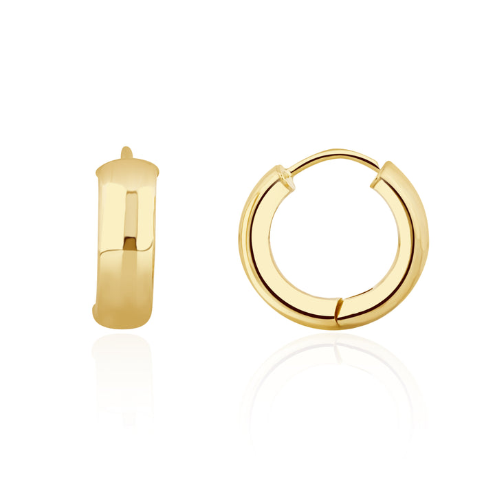Gold Huggie Hoop Earrings | The Perfect Pair for Your Face Shape