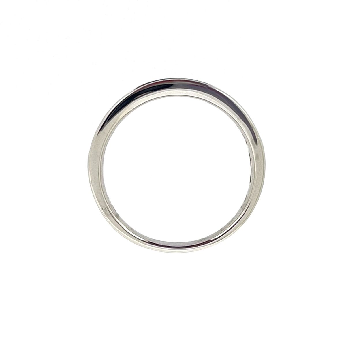 Platinum 0.50ct Princess Cut Diamond Channel Set Half Eternity Ring