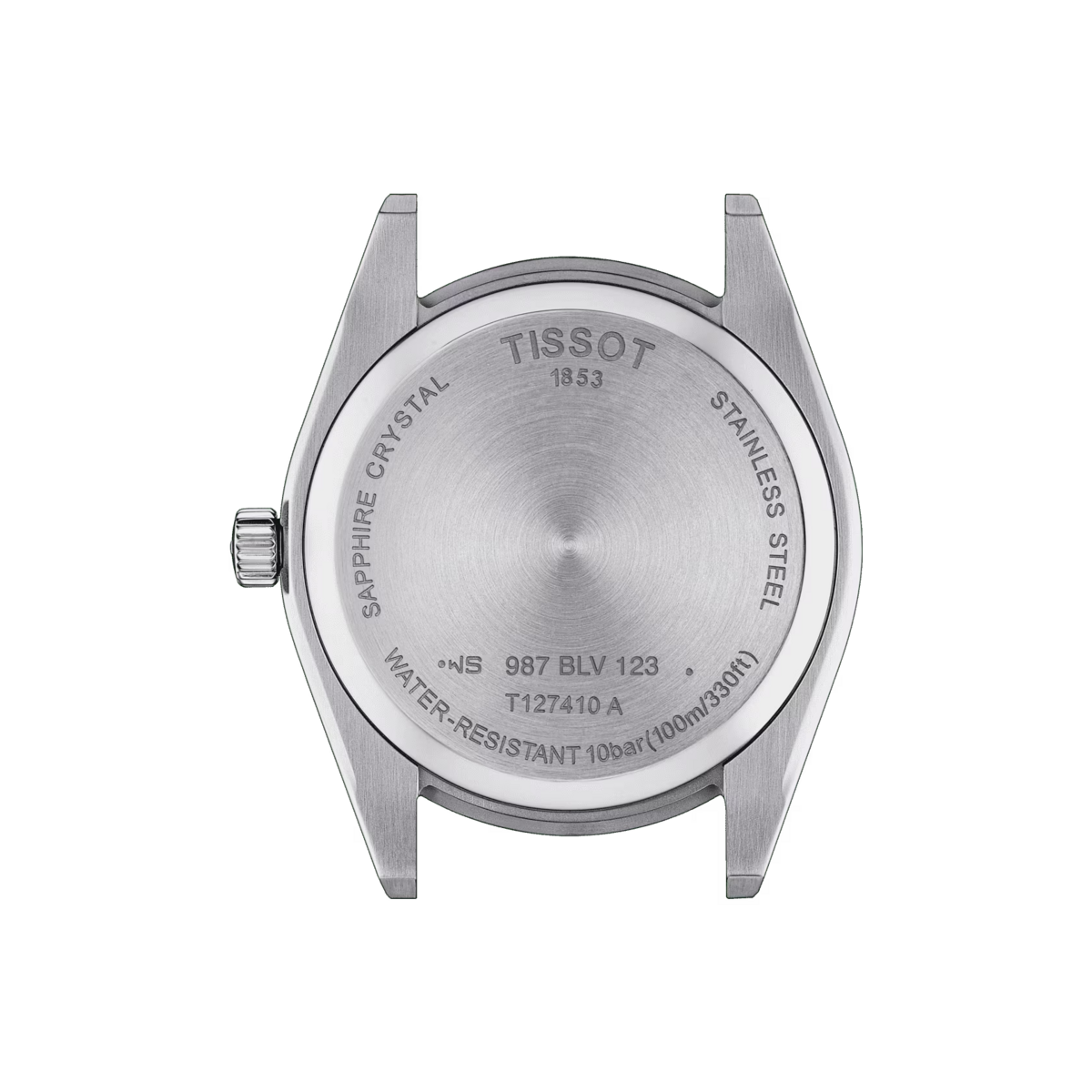 Tissot Gentleman Blue Dial Stainless Steel Mens Quartz Watch T1274101104100