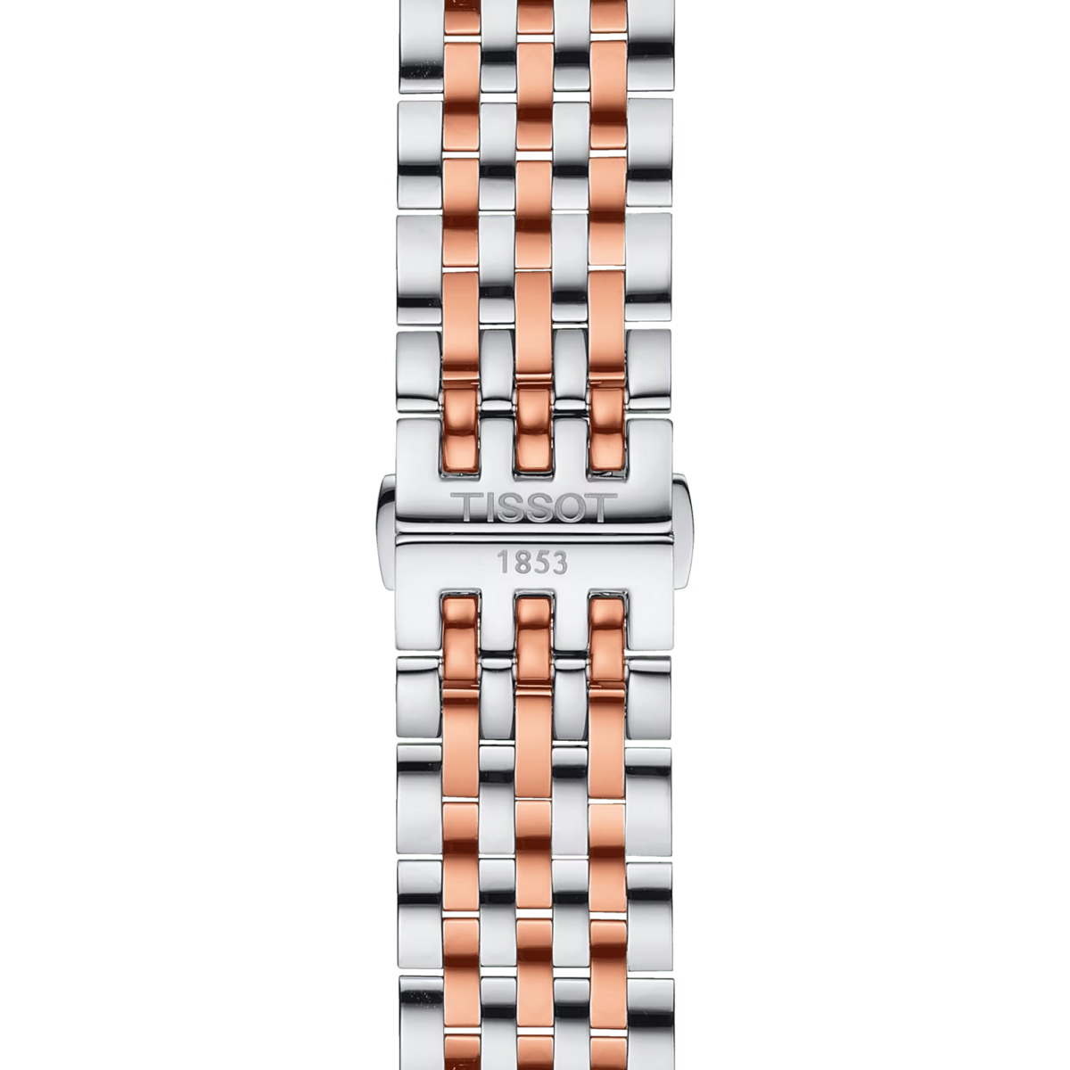 Tissot Tradition Silver Dial Two Tone Mens Quartz Watch T0636102203701