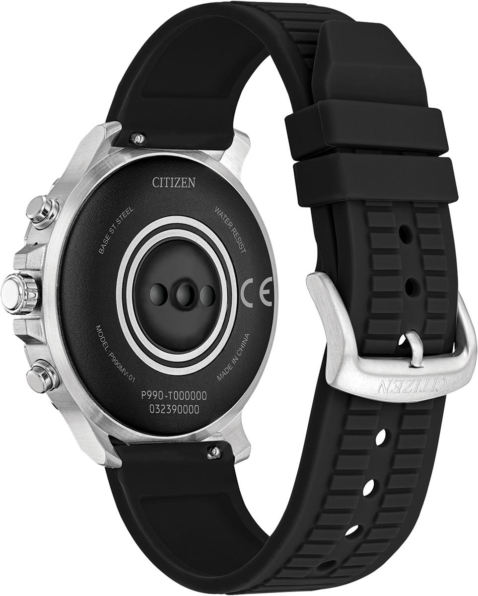 Citizen CZ SMART Black & Red Stainless Steel Smartwatch MX0000-07X