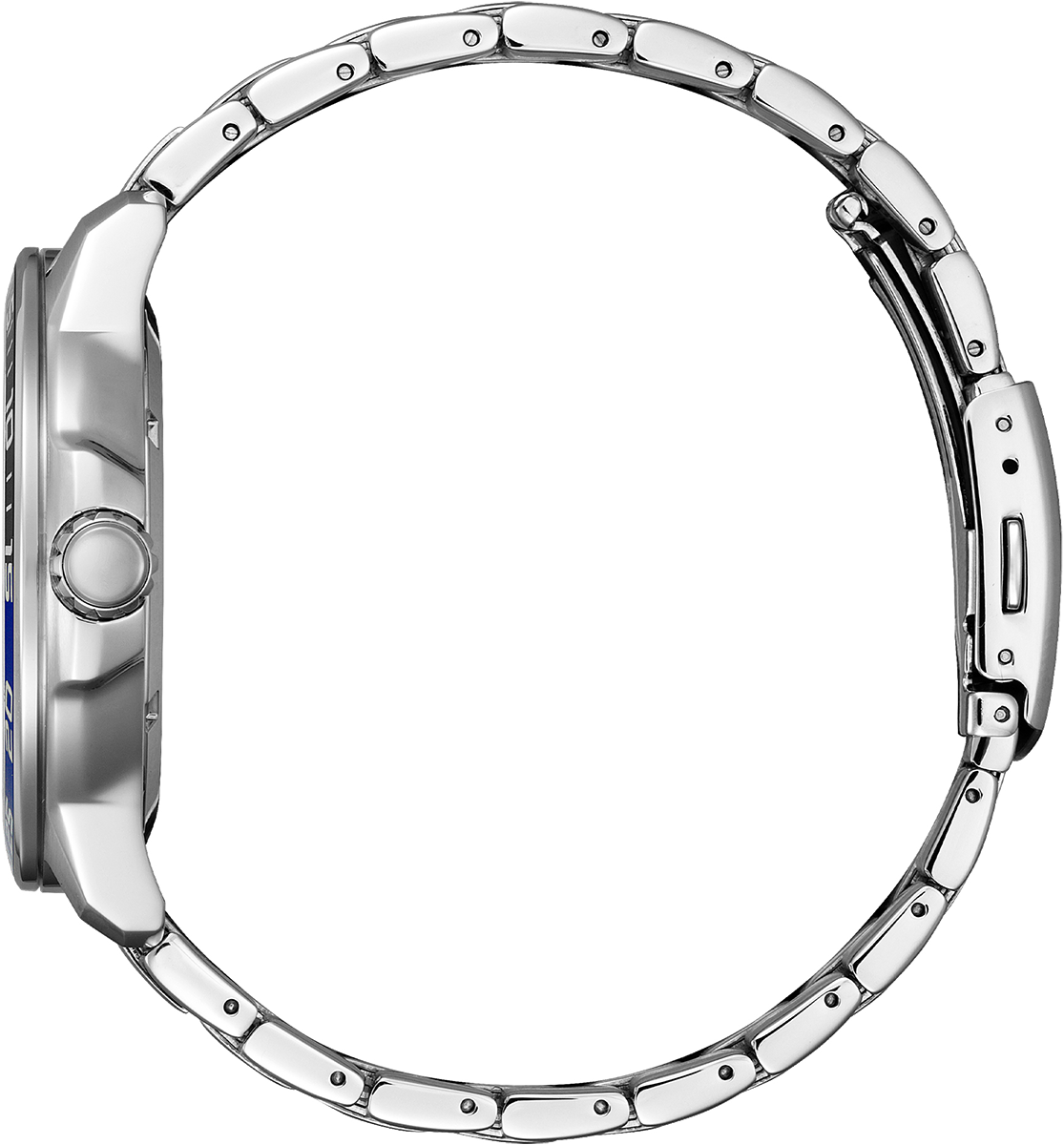 Citizen Eco-Drive Sport Blue Dial Stainless Steel Mens Watch AW1525-81L