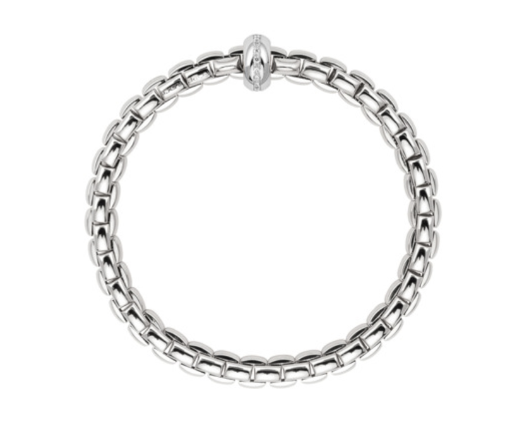 FOPE Flex'it Eka 18ct White Gold & Diamond Bracelet