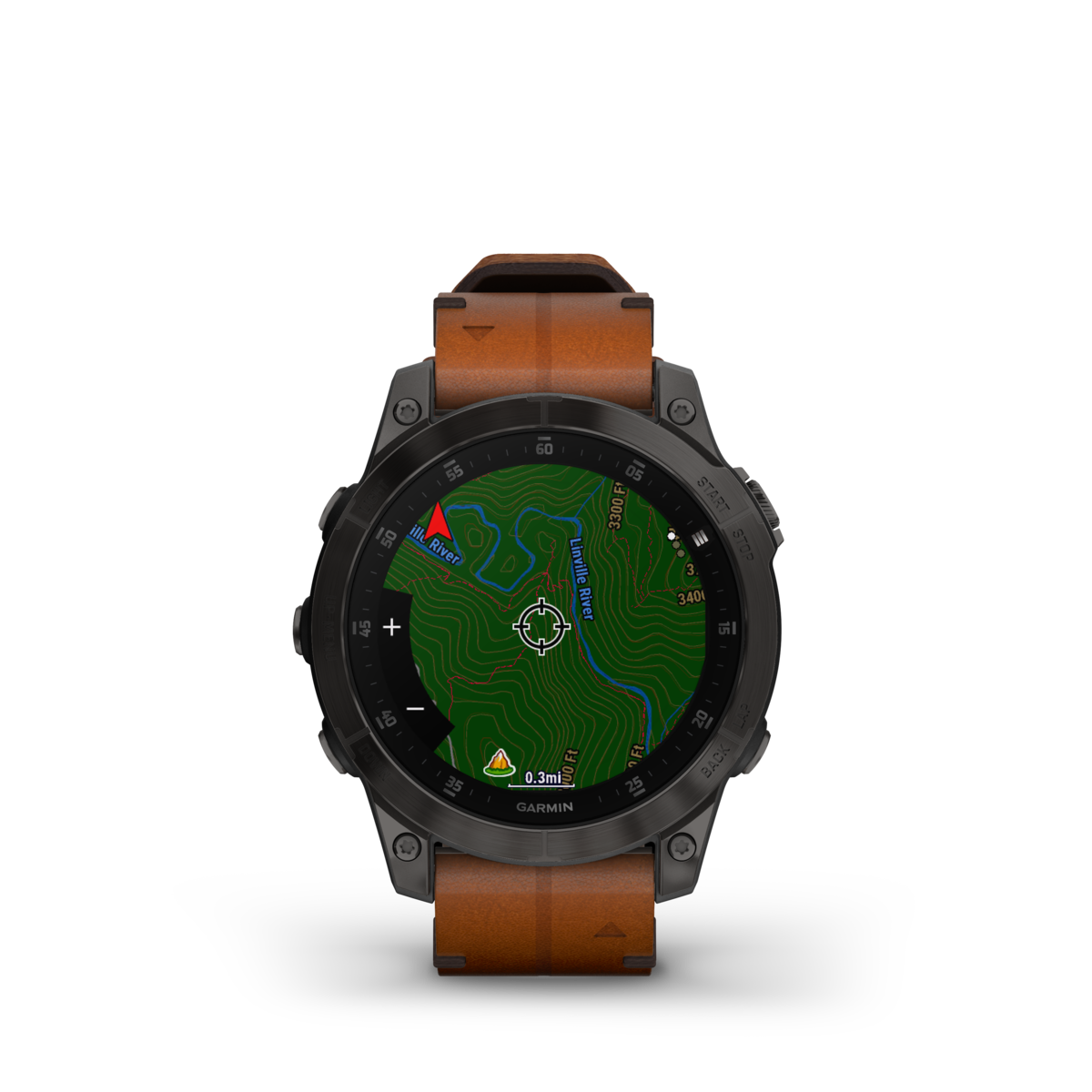 GARMIN epix (Gen 2) Sapphire Black Polymer & Titanium Smartwatch 010-02582-30