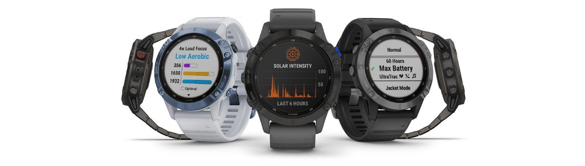 GARMIN fēnix 6 Pro Solar Edition Polymer & Titanium Smartwatch 010-02410-23