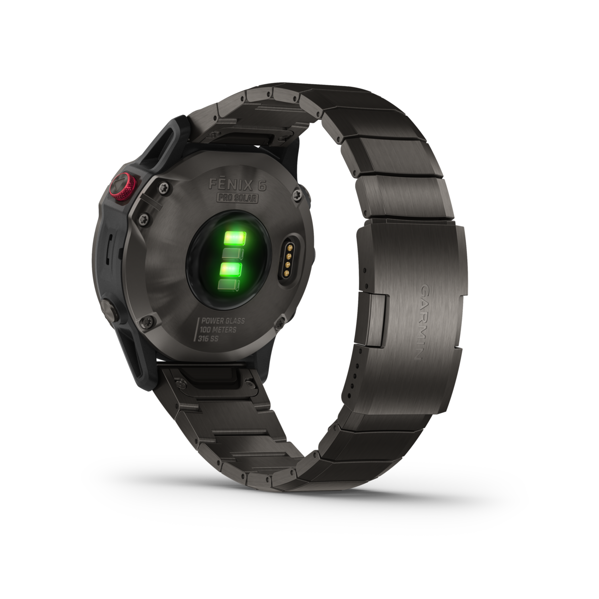 GARMIN fēnix 6 Pro Solar Edition Polymer & Titanium Smartwatch 010-02410-23