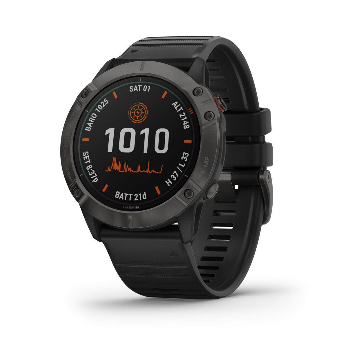 GARMIN fēnix 6X Pro Solar Edition Polymer Smartwatch 010-02157-21