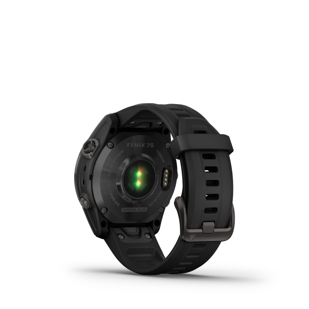 GARMIN fēnix 7S Sapphire Solar Carbon Grey Polymer & Titanium Smartwatch 010-02539-25