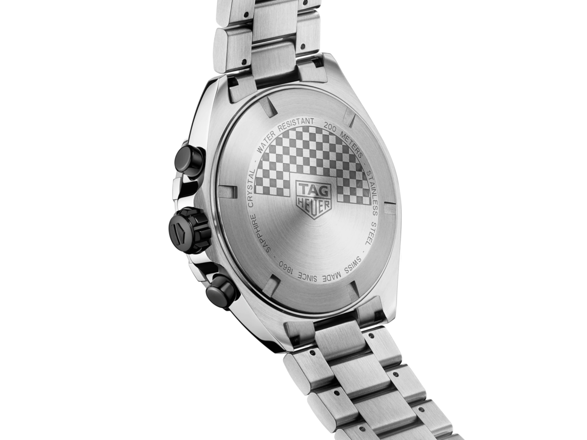 TAG Heuer Formula 1 Grey & Orange Dial Stainless Steel Mens Quartz Chronograph Watch CAZ101AH.BA0842