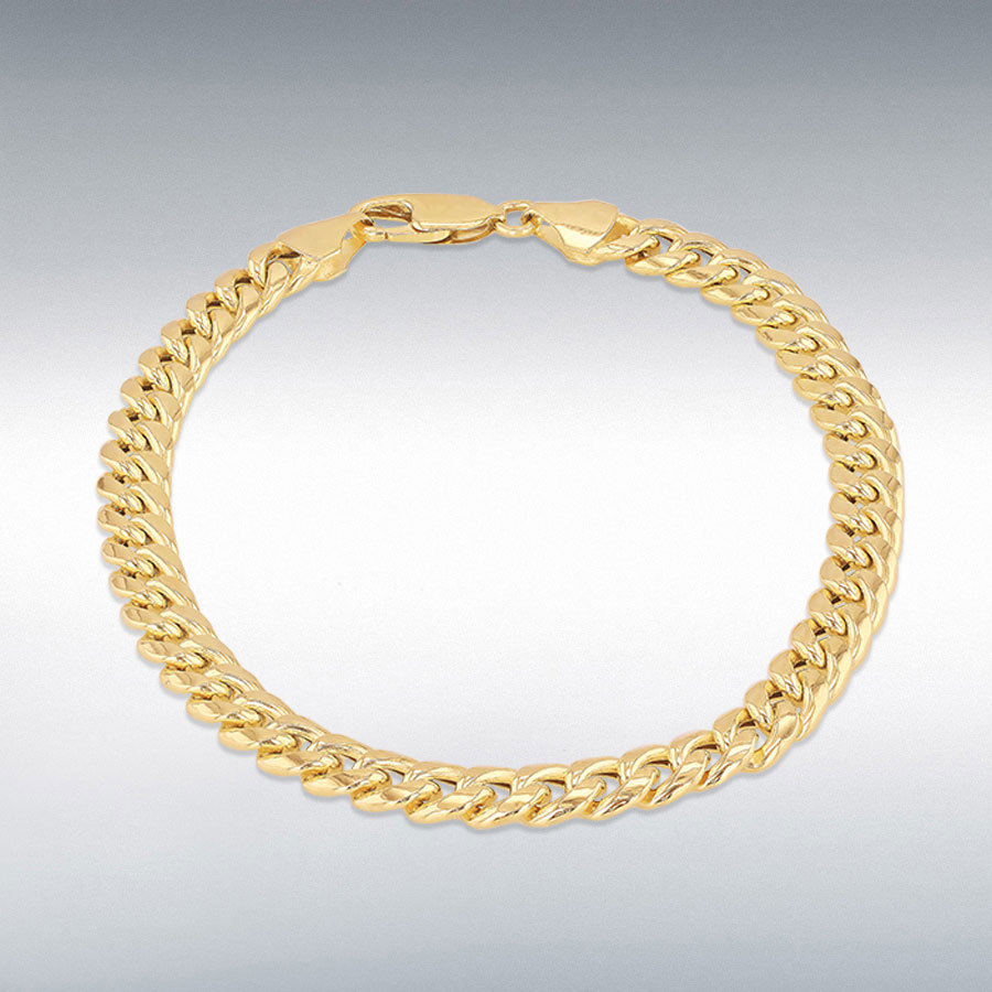 9ct Yellow Gold Cuban Link Bracelet