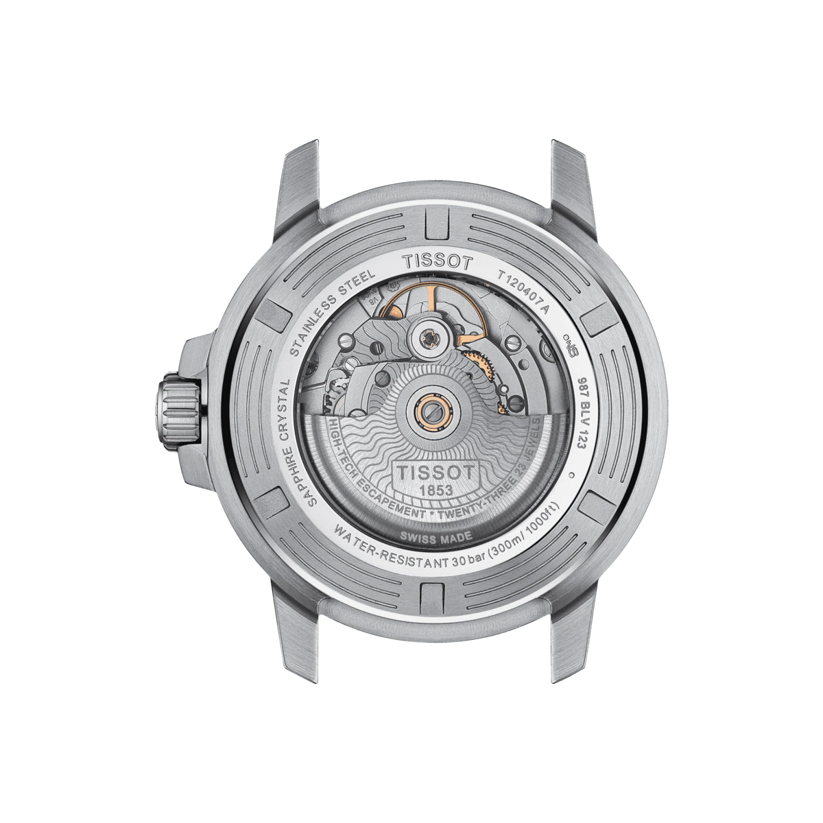 Tissot Seastar 1000 Blue Dial Stainless Steel Powermatic 80 Mens Watch T1204071104103