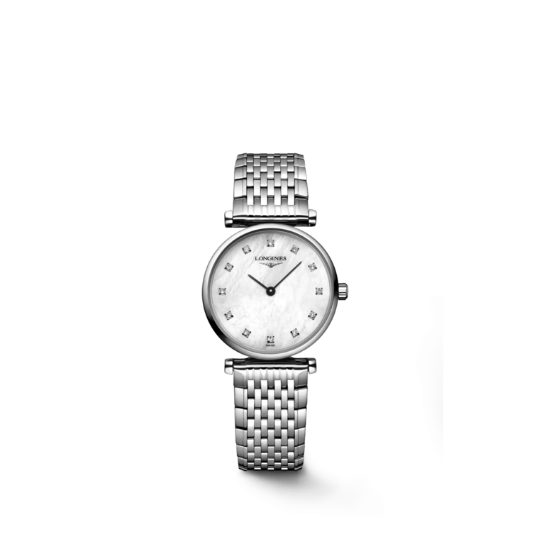Longines La Grande Classique de Longines Mother of Pearl Diamond Set Dial Stainless Steel Womens Quartz Watch L42094876