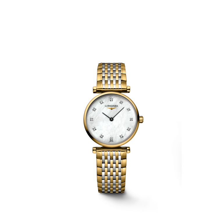 Longines La Grande Classique de Longines Mother of Pearl Diamond Set Dial Two Tone Womens Quartz Watch L42092877