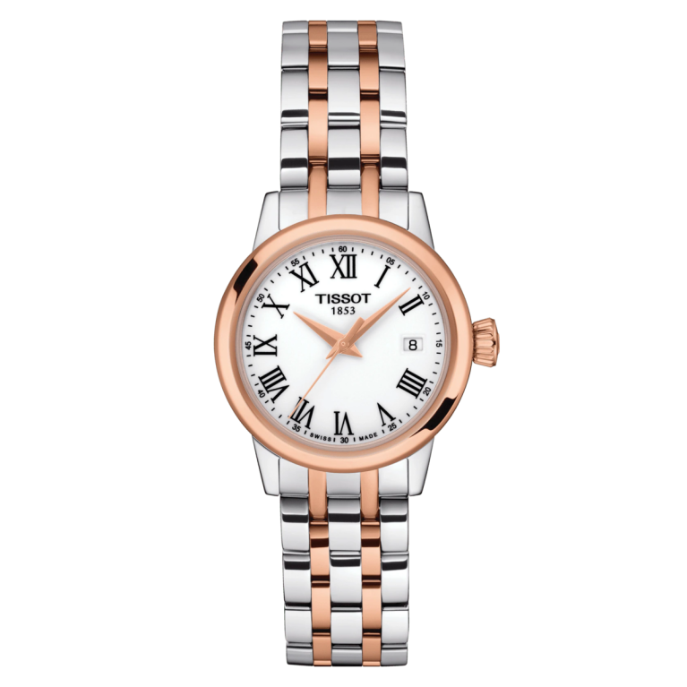 Tissot Classic Dream White Dial Two Tone Womens Quartz Watch T1292102201300