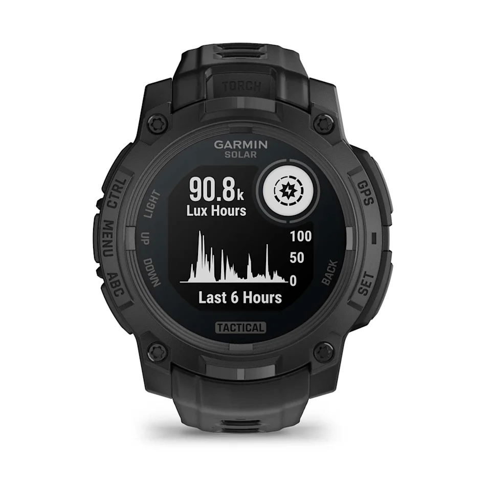 GARMIN Instinct 3 45mm Solar Black Polymer Tactical Edition Smartwatch 010-02934-50