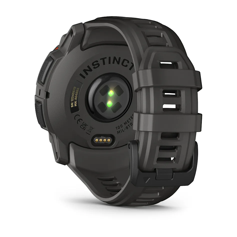 GARMIN Instinct 3 50mm Solar Black & Red Polymer Smartwatch 010-02935-00