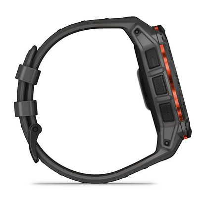 GARMIN Instinct 3 50mm Solar Black & Red Polymer Smartwatch 010-02935-00