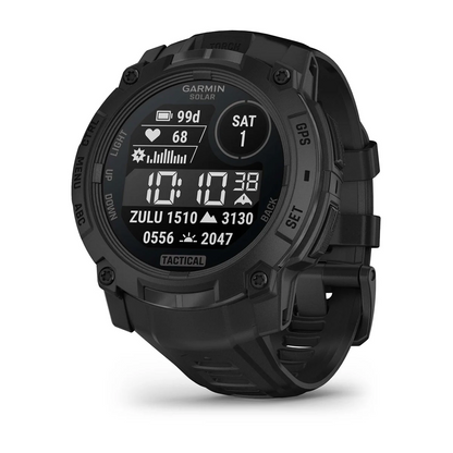 GARMIN Instinct 3 50mm Solar Black Polymer Tactical Edition Smartwatch 010-02935-50