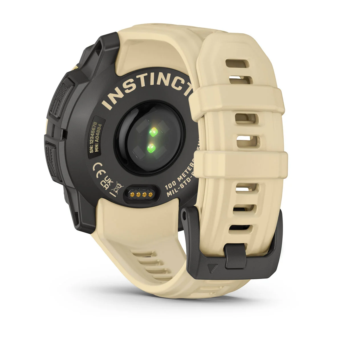 GARMIN Instinct 3 45mm AMOLED Citrine Polymer Smartwatch 010-02936-02