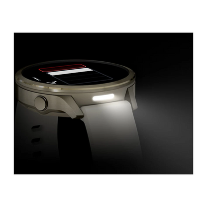 GARMIN Venu 4 41mm AMOLED Polymer & Lunar Gold Tone Smartwatch with Silicone & Leather Straps 010-03013-03