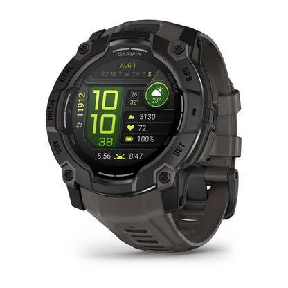 GARMIN Instinct 3 50mm AMOLED Black Polymer Smartwatch 010-03020-00
