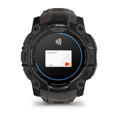 GARMIN Instinct 3 50mm AMOLED Black Polymer Smartwatch 010-03020-00