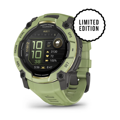 GARMIN Instinct 3 50mm AMOLED Fern Green Polymer Smartwatch 010-03020-02