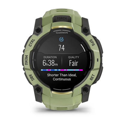 GARMIN Instinct 3 50mm AMOLED Fern Green Polymer Smartwatch 010-03020-02