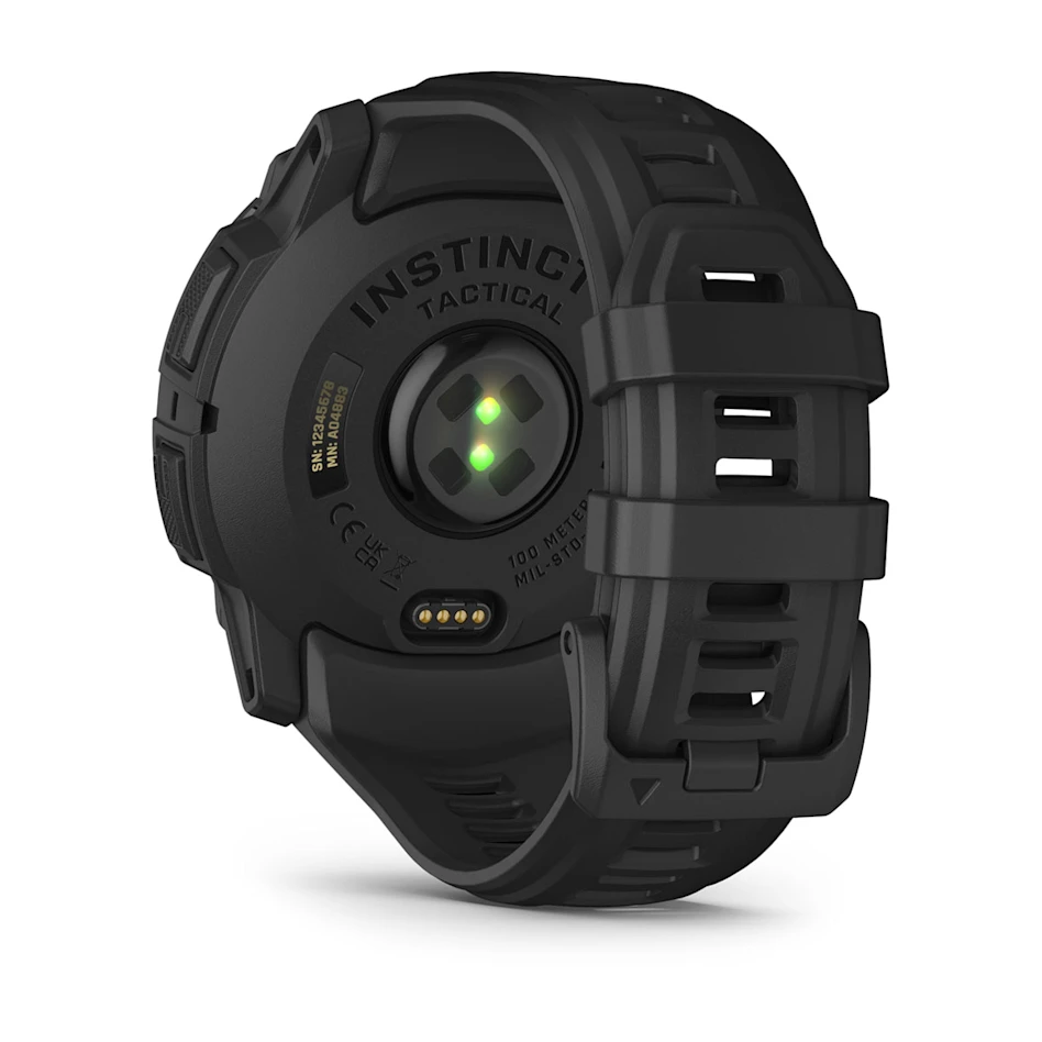 GARMIN Instinct 3 50mm AMOLED Black Polymer Tactical Edition Smartwatch 010-03020-50