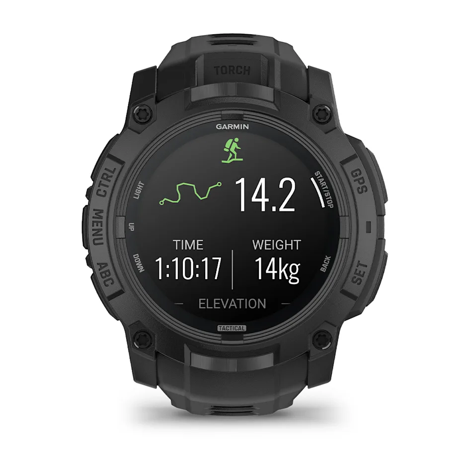 GARMIN Instinct 3 50mm AMOLED Black Polymer Tactical Edition Smartwatch 010-03020-50