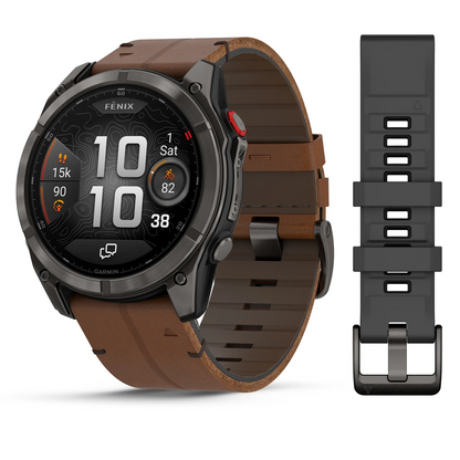 GARMIN fēnix 8 Pro 51mm AMOLED Sapphire Carbon Grey DLC Polymer & Titanium Smartwatch 010-03199-40