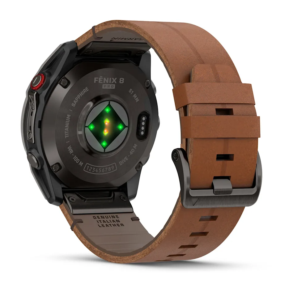 GARMIN fēnix 8 Pro 51mm AMOLED Sapphire Carbon Grey DLC Polymer & Titanium Smartwatch 010-03199-40