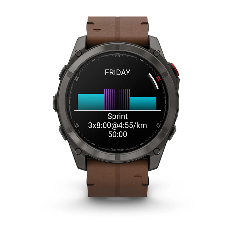 GARMIN fēnix 8 Pro 51mm AMOLED Sapphire Carbon Grey DLC Polymer & Titanium Smartwatch 010-03199-40