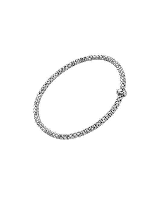 FOPE Flex'it Prima 18ct White Gold & Diamond Bracelet