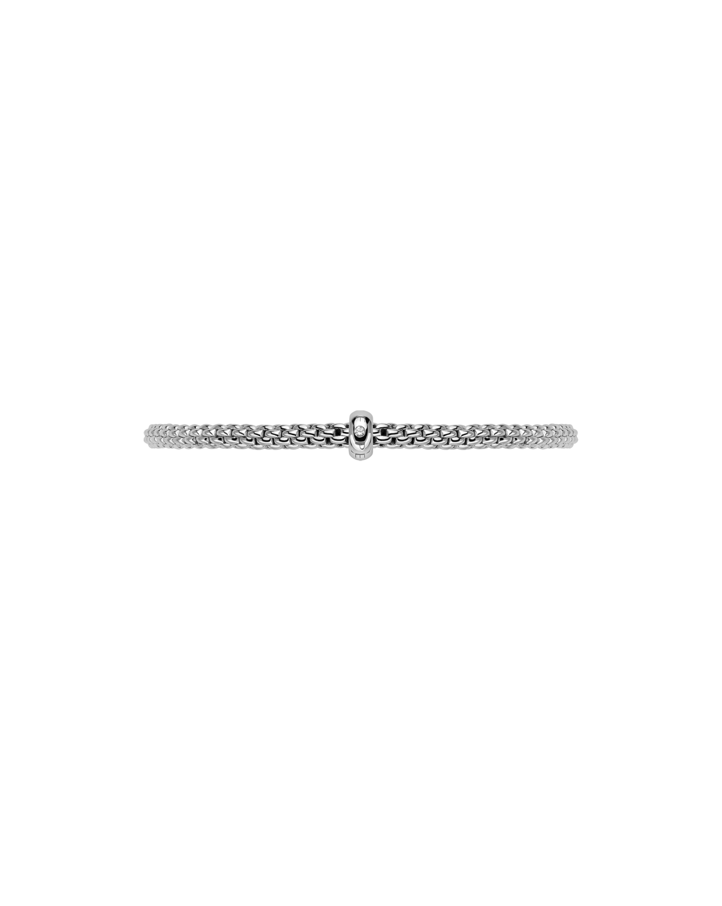 FOPE Flex'it Prima 18ct White Gold & Diamond Bracelet