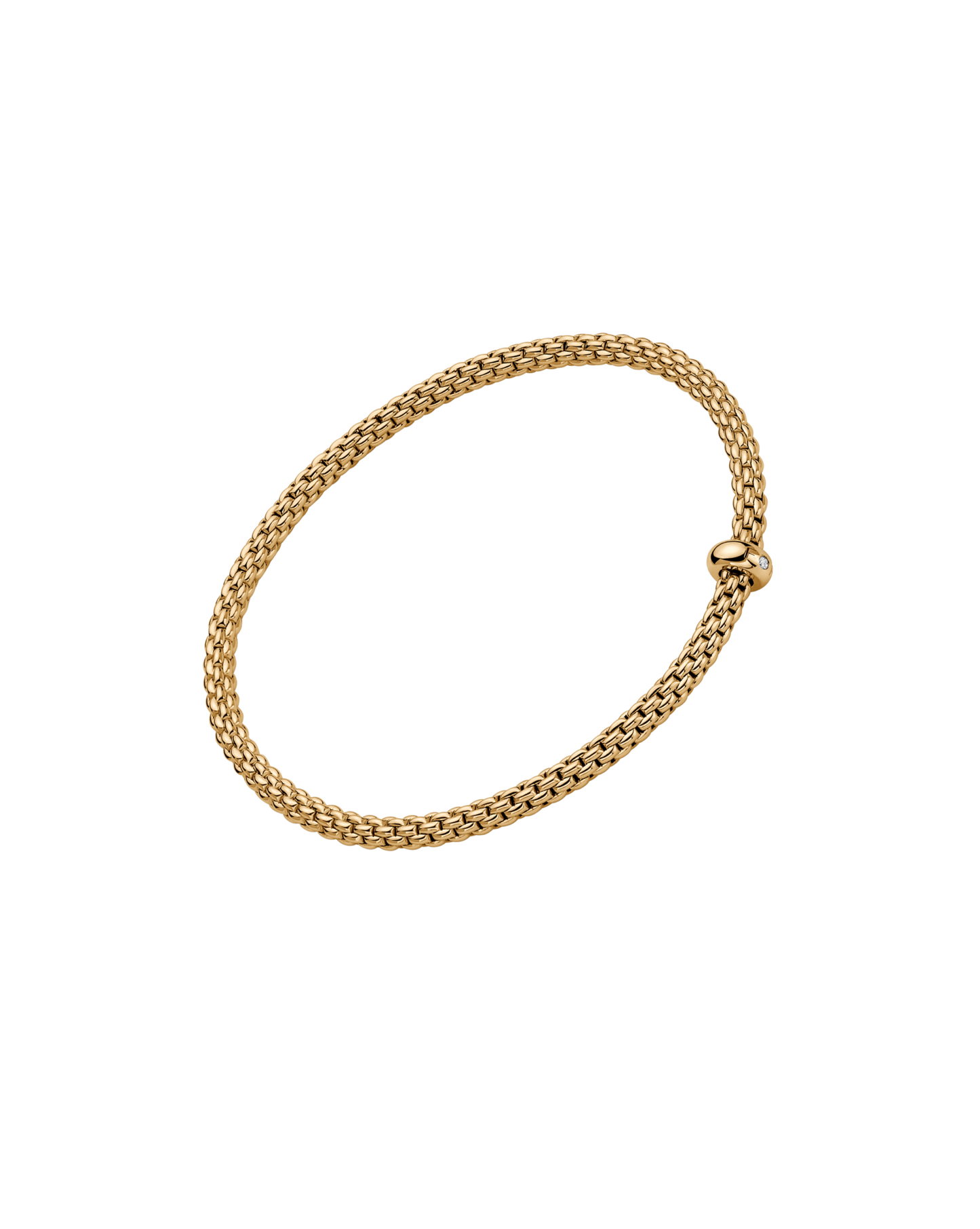 FOPE Flex'it Prima 18ct Gold & Diamond Bracelet