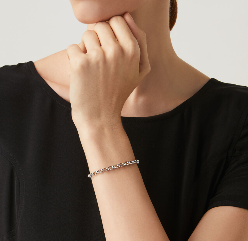 Giovanni Raspini Sterling Silver Brisé Base Bracelet