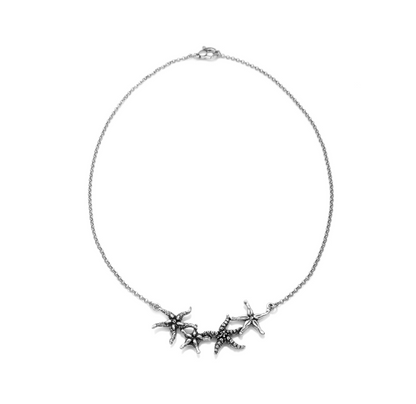 Giovanni Raspini Sterling Silver Starfish Swing Necklace