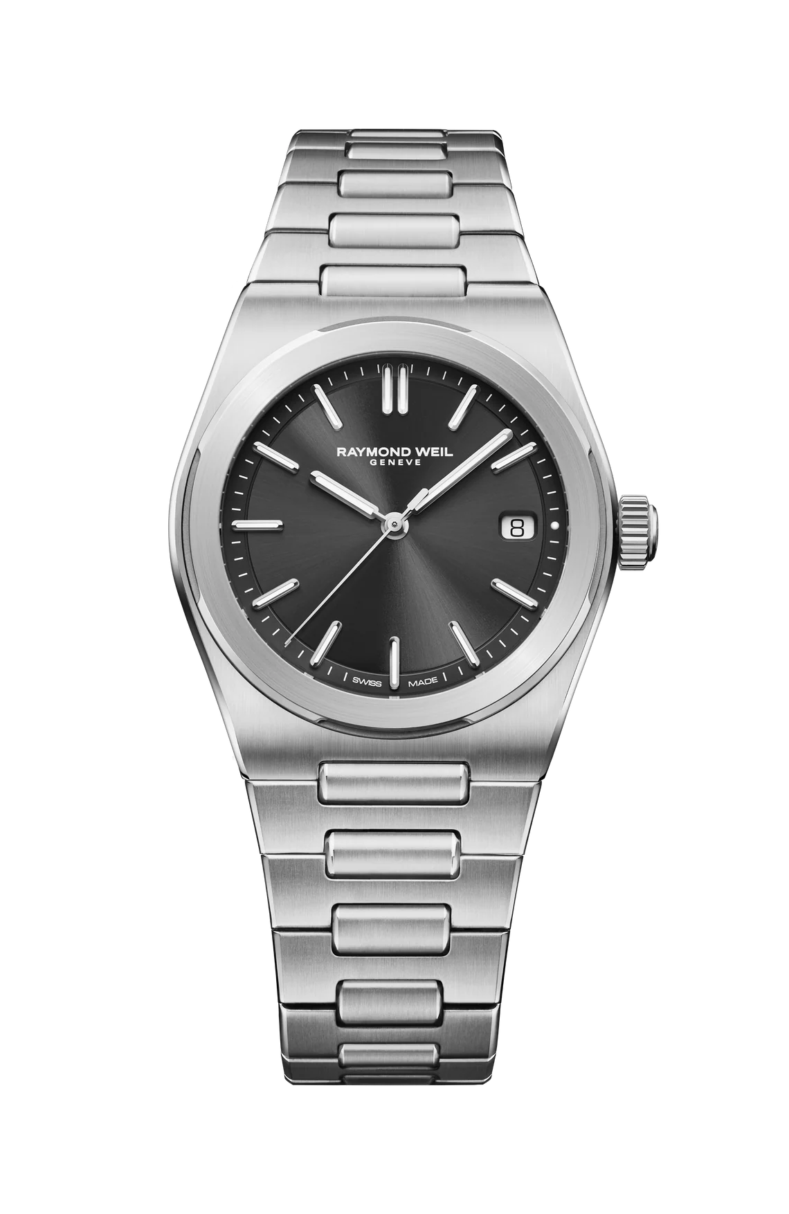 Raymond Weil A.R.T. Graphite Dial Stainless Steel Mens Watch 1000-ST-20001